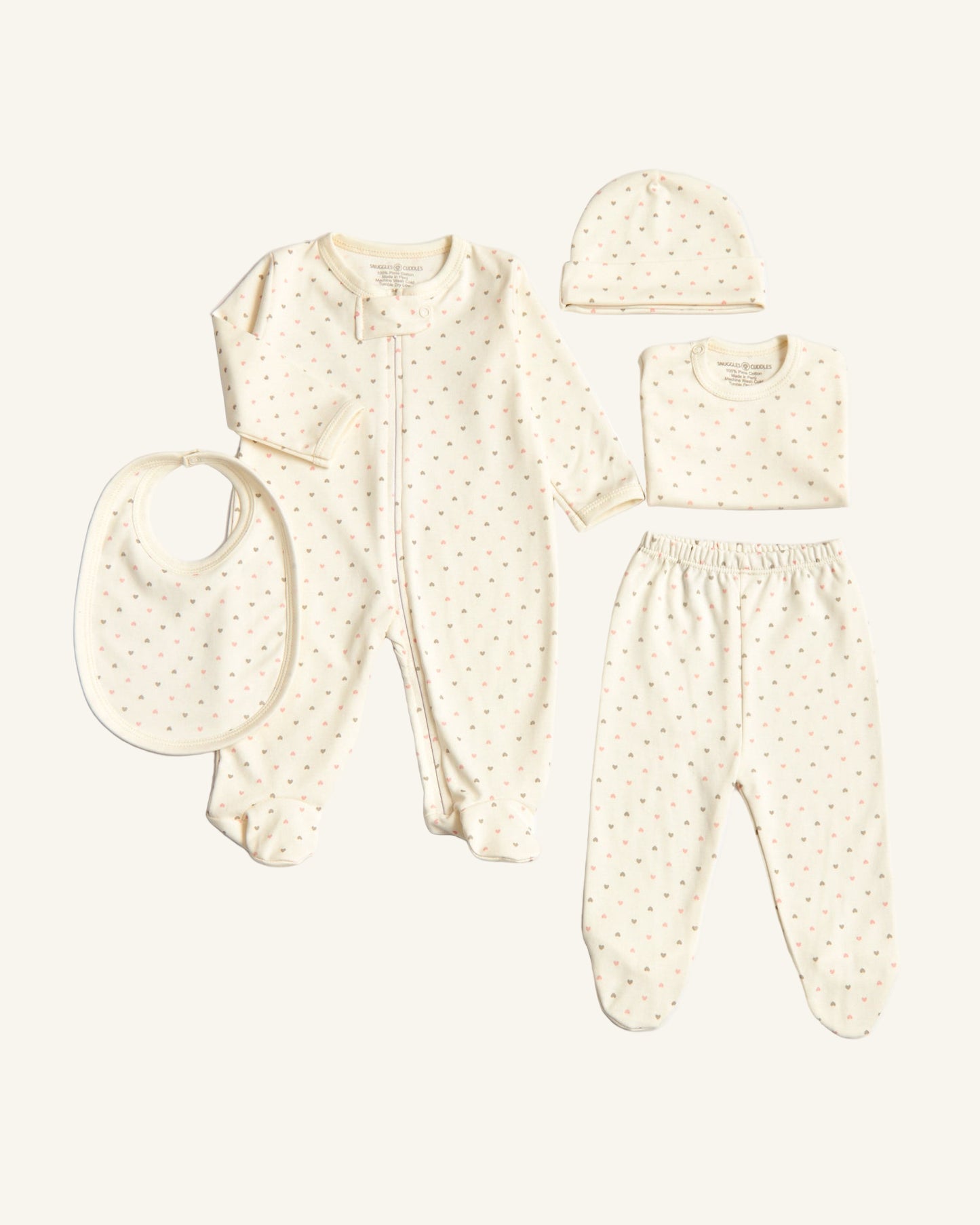 Pima Cotton 6-Piece Set | Baby Gift | Snuggles & Cuddles