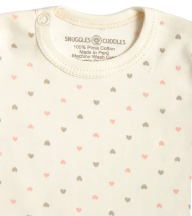 Hearts - Long Sleeve Bodysuit