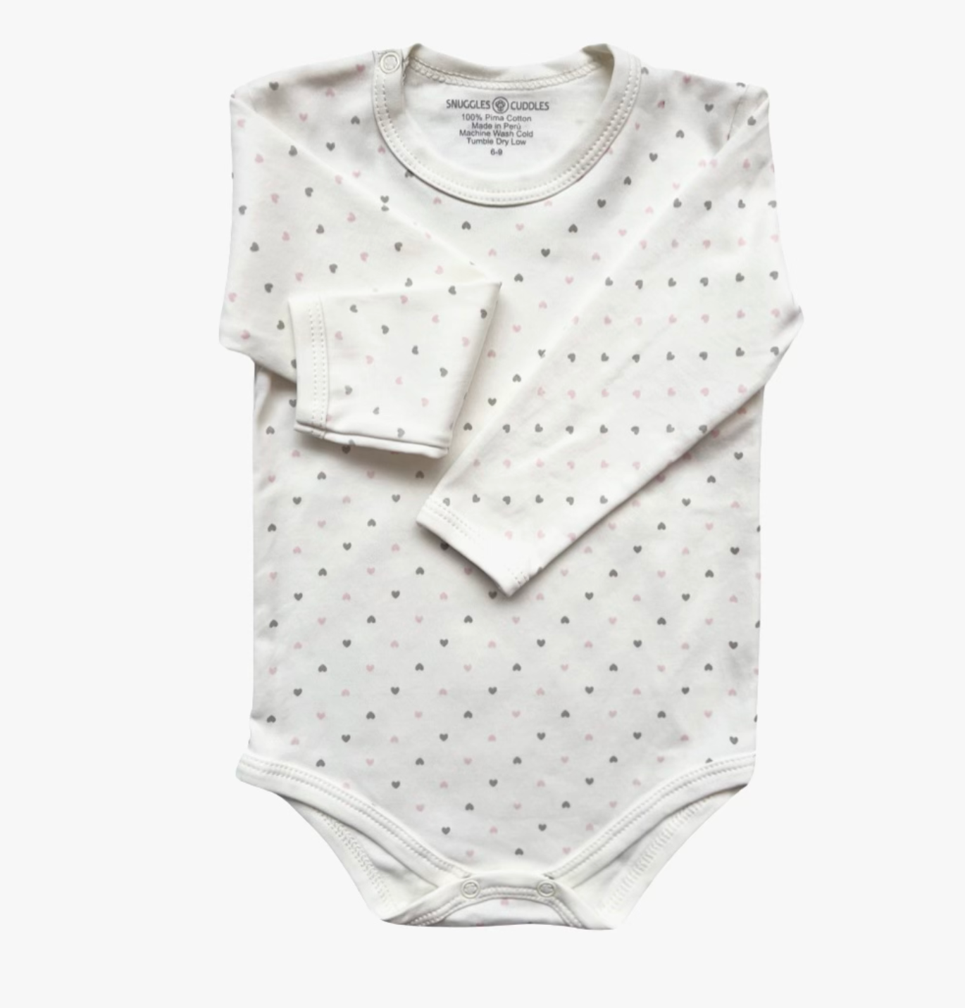 Hearts - Long Sleeve Bodysuit