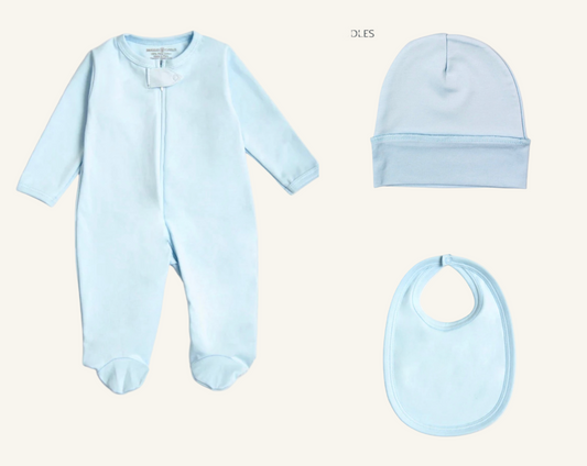 Blue Basic Baby Take Me Home Gift Box - Set of 3
