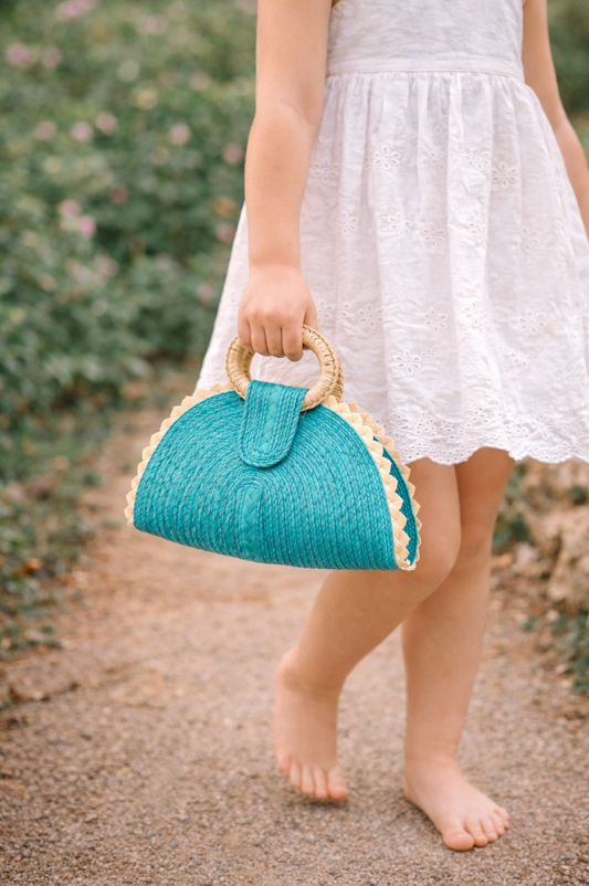 Bluebell Path Palm Purse