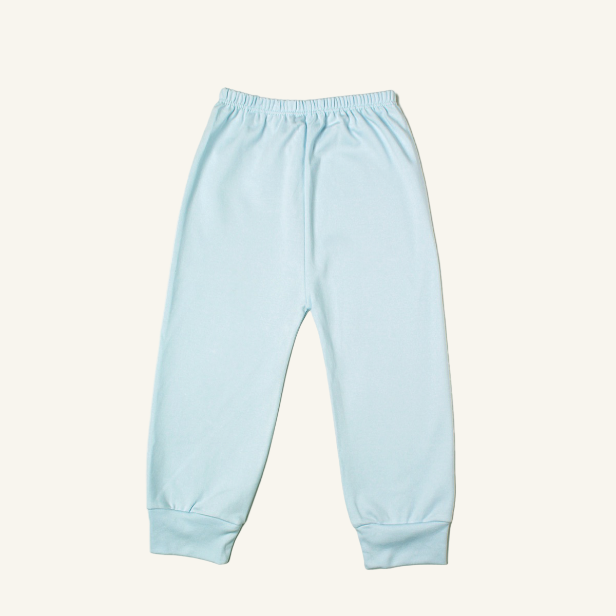 Blue - Classic Pants in Pima Cotton