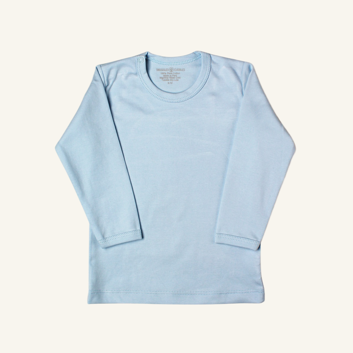 Baby blue hotsell long sleeve shirt