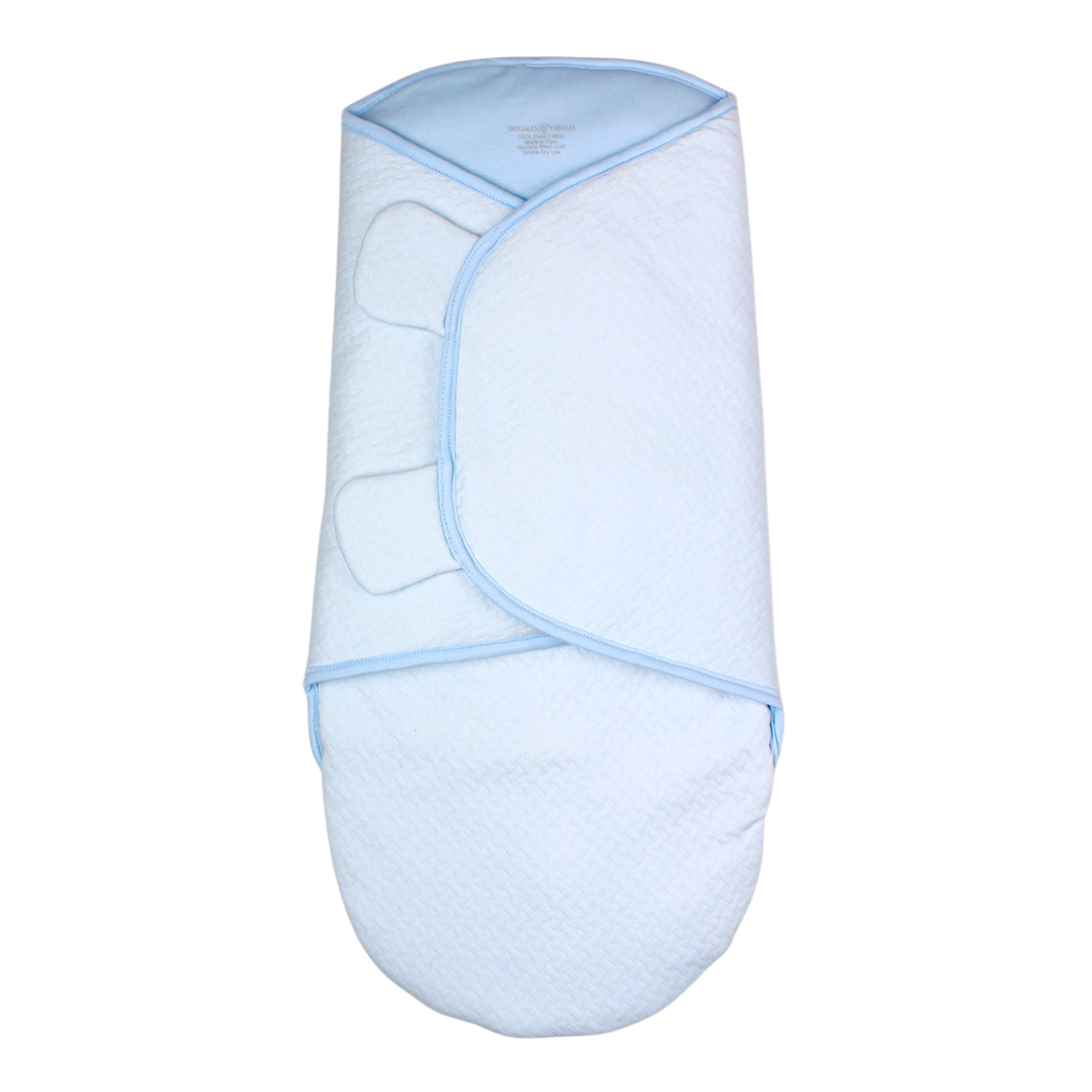 Blue - Swaddle in Pima Cotton Lining