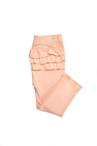 Ruffle Pants in Pima Cotton