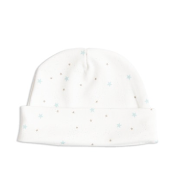Stars Newborn Hat in Pima Cotton