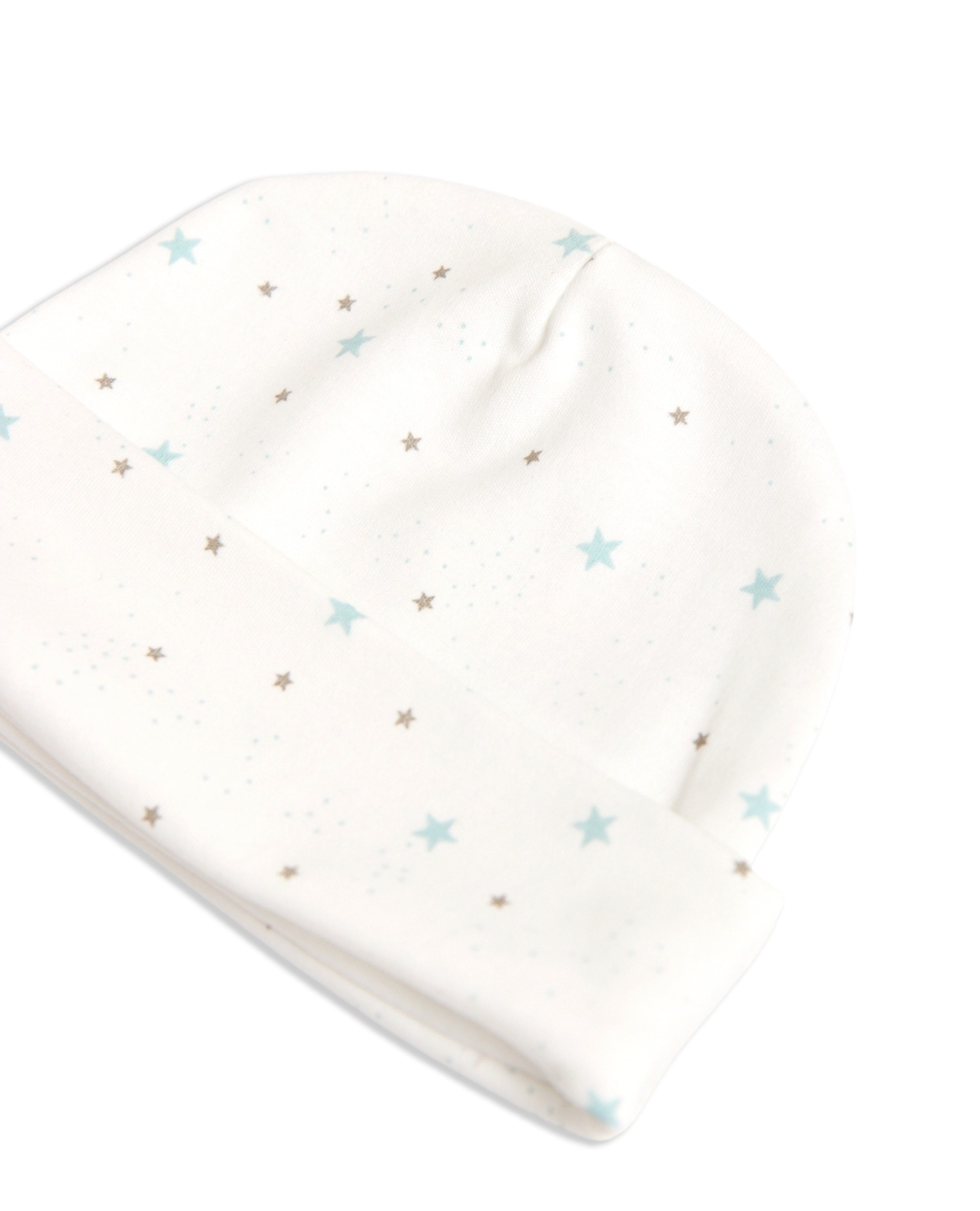 Stars Newborn Hat in Pima Cotton