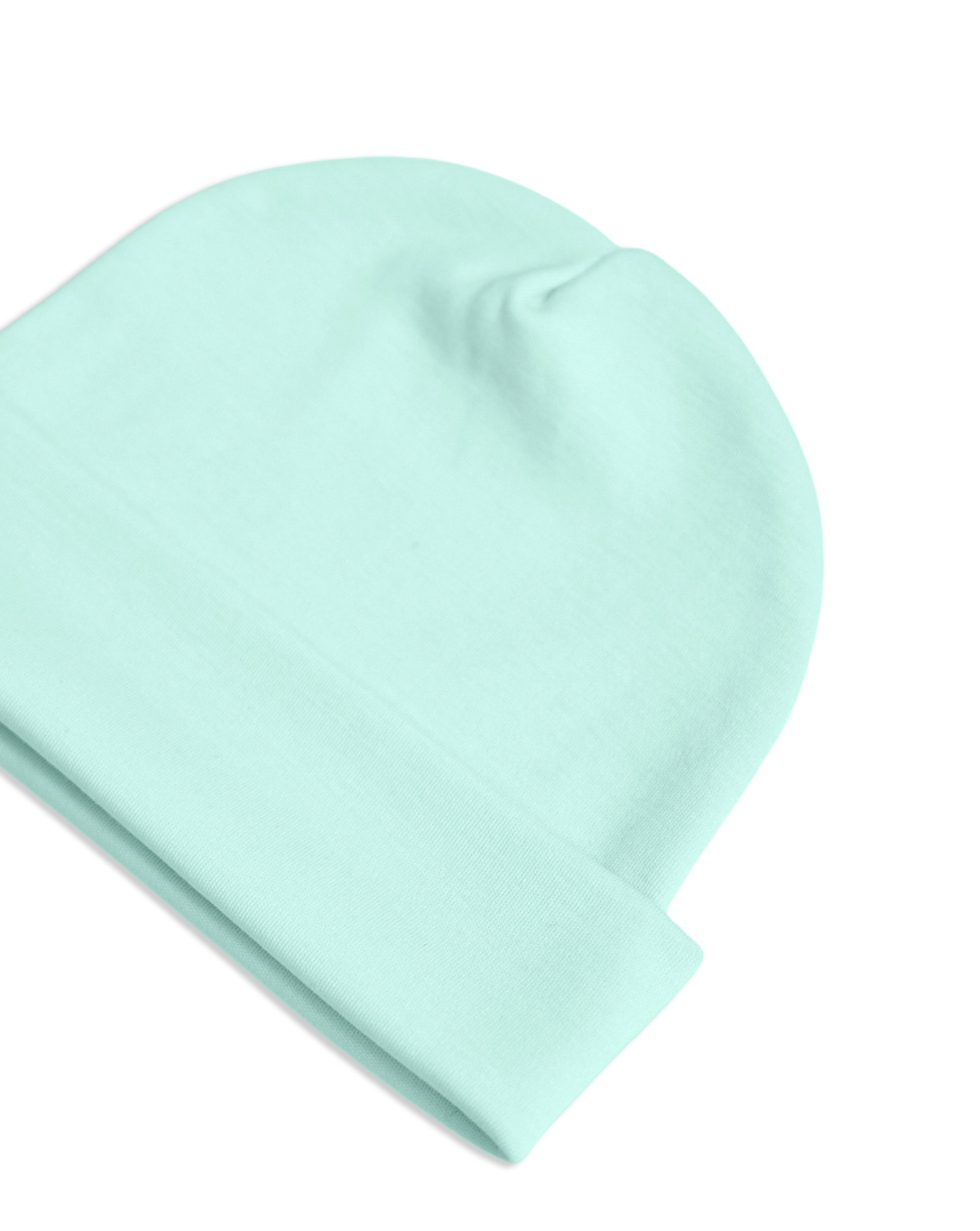 Mint Newborn Hat in Pima Cotton