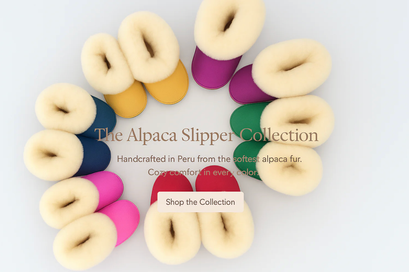 Alpaca Slippers