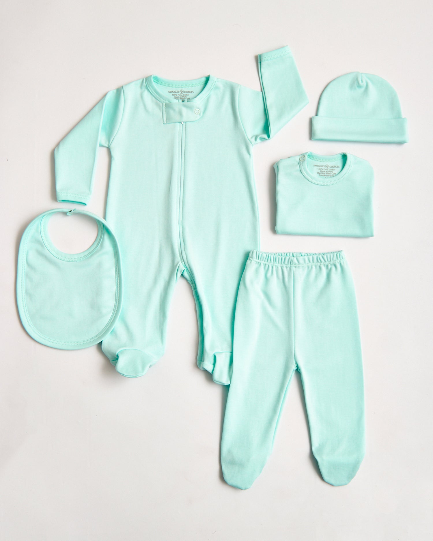Baby Essentials Gift Basket – 100% Peruvian Pima Cotton