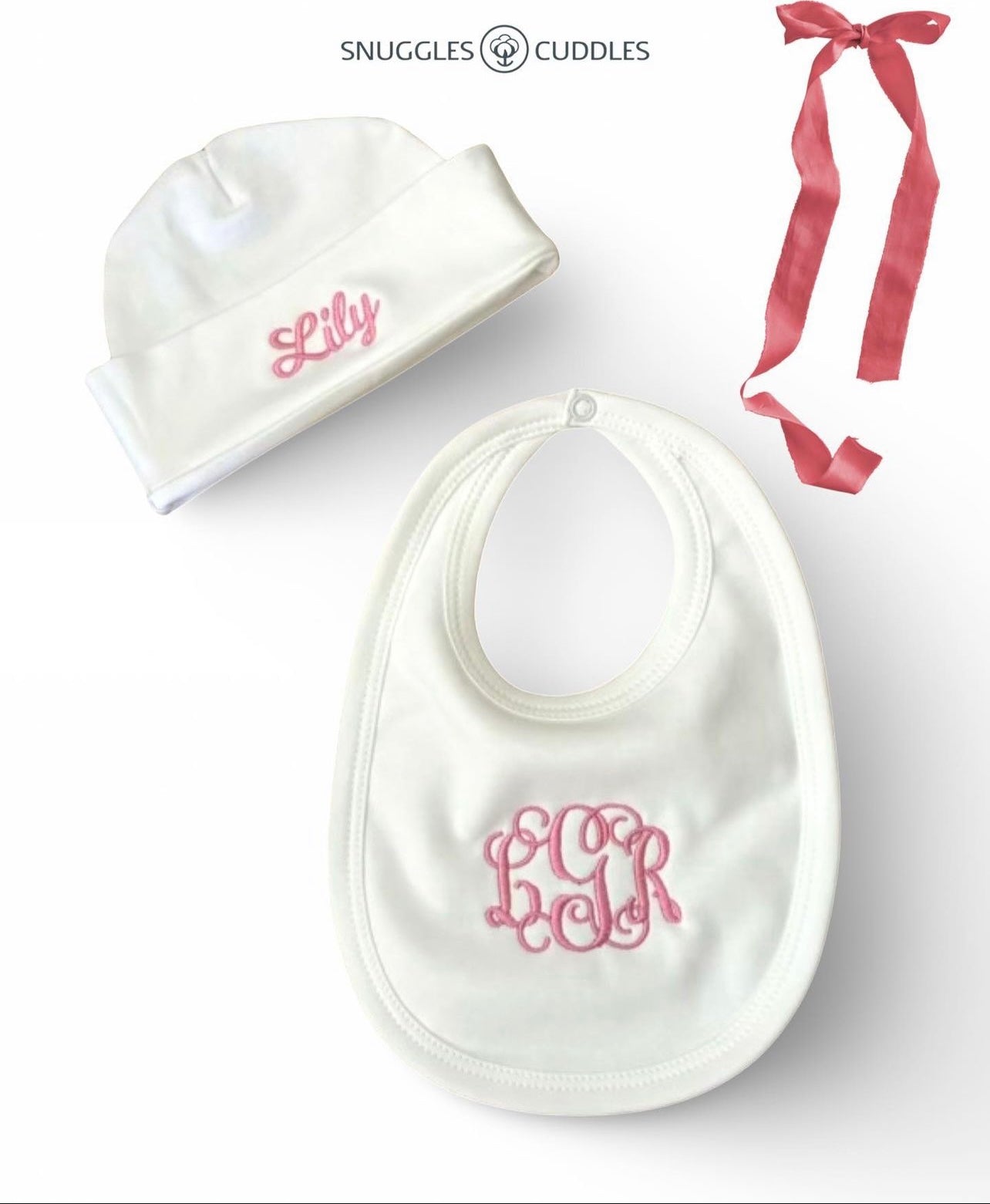 Gift Basket Newborn Peruvian Pima Cotton Essentials in White (0-3 Months and 3-6 months)