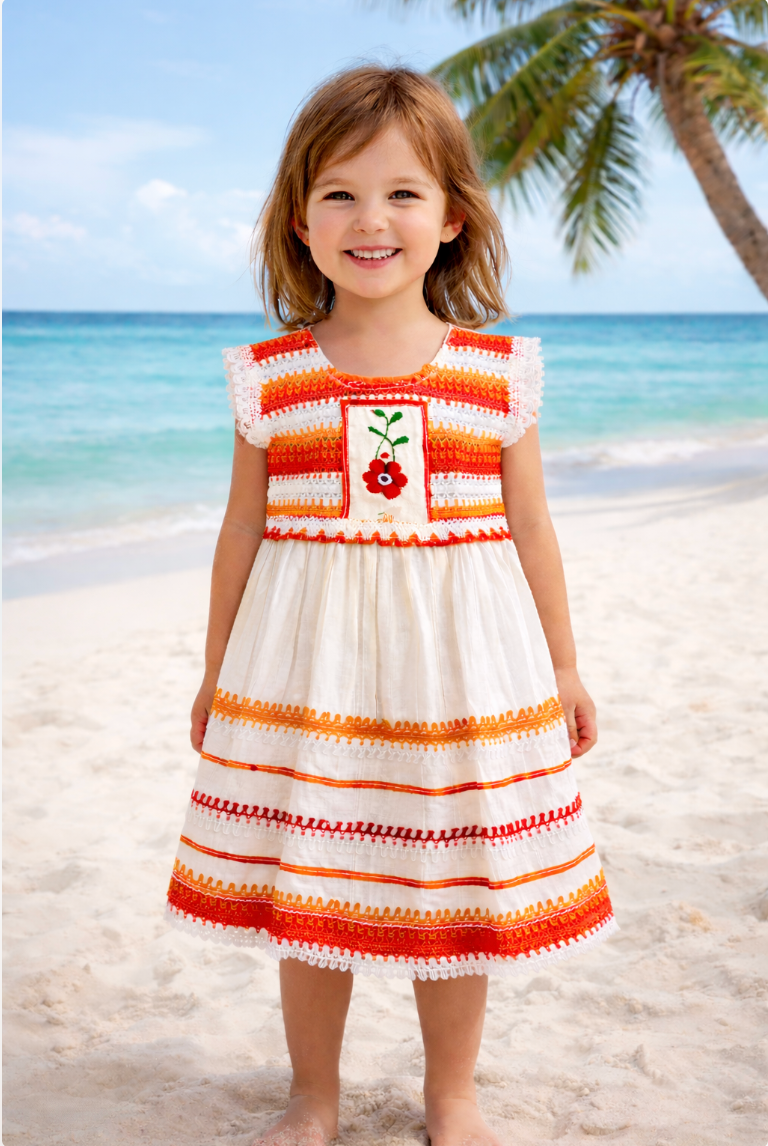 Los Cabos Fiesta Dress (4T)