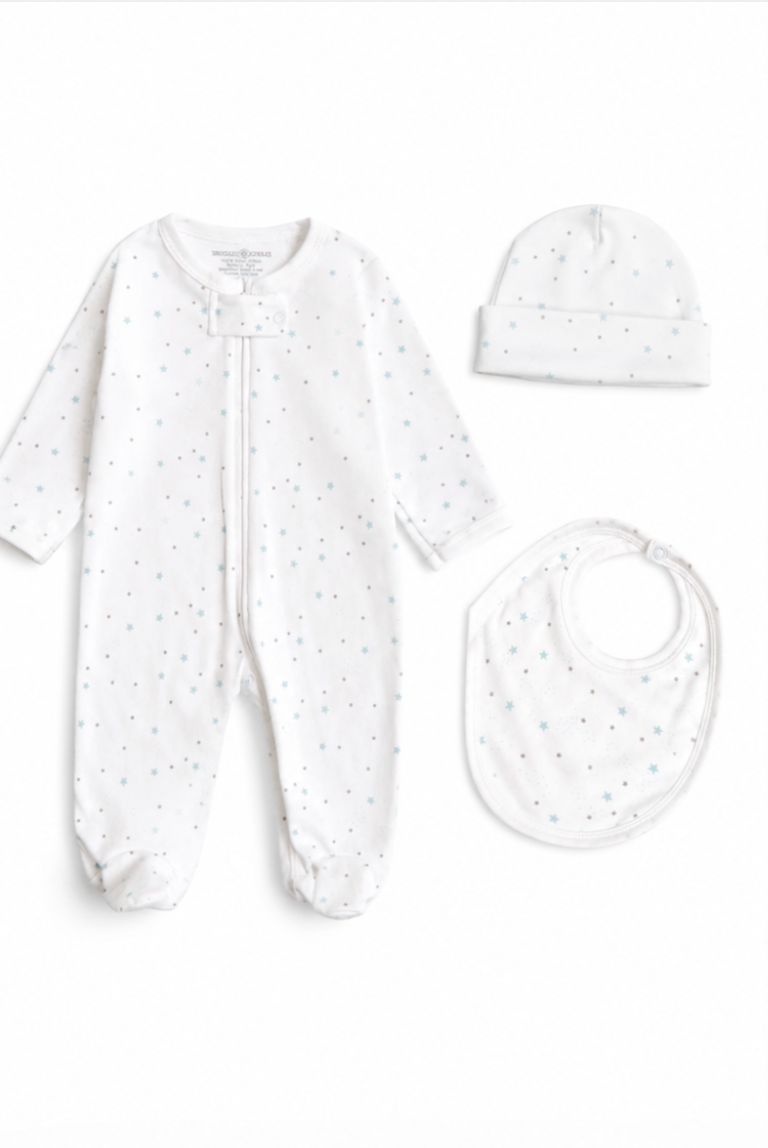 Stars Print Baby Take Me Home Gift Box - Set of 3