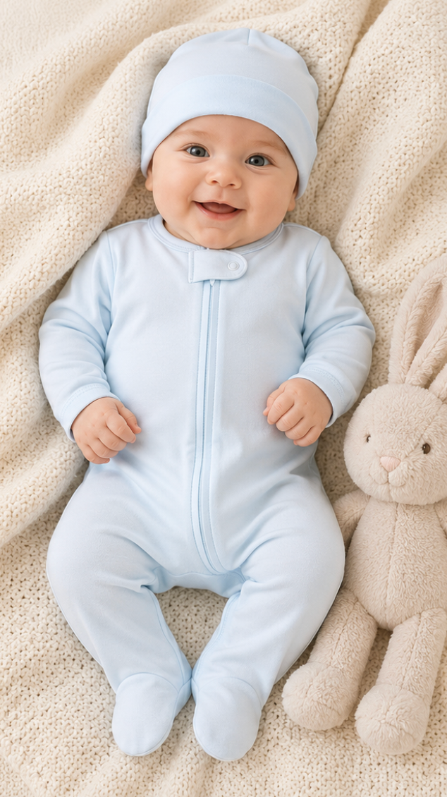 Blue Basic Baby Take Me Home Gift Box - Set of 3