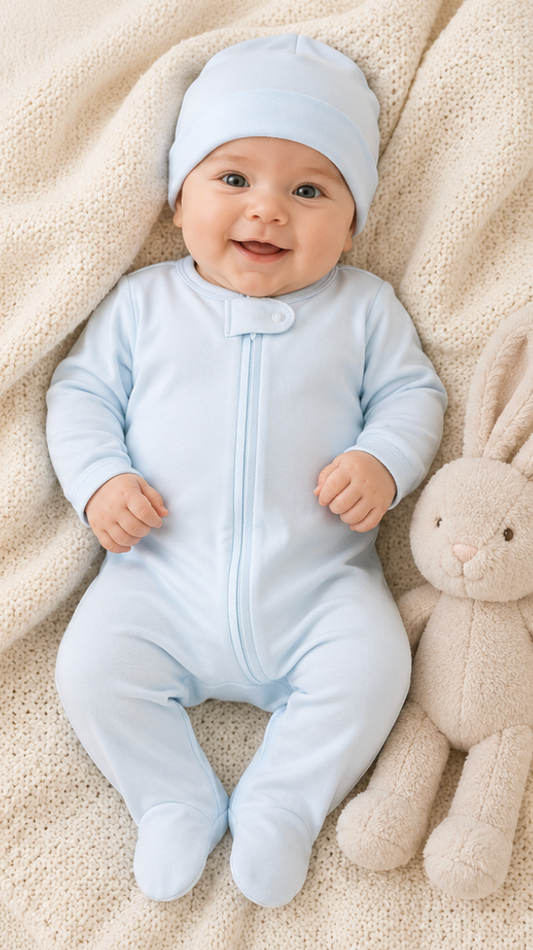 Blue Basic Baby Take Me Home Gift Box - Set of 3