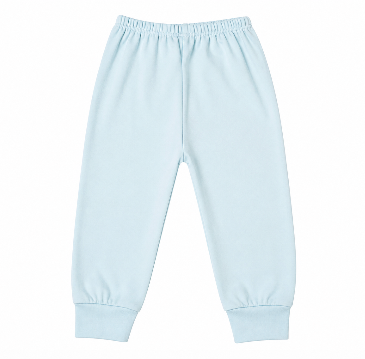 Blue Classic Pants in Pima Cotton