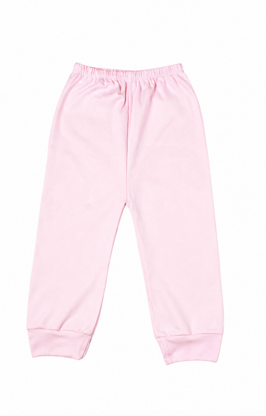 Pink Classic Pants in Pima Cotton