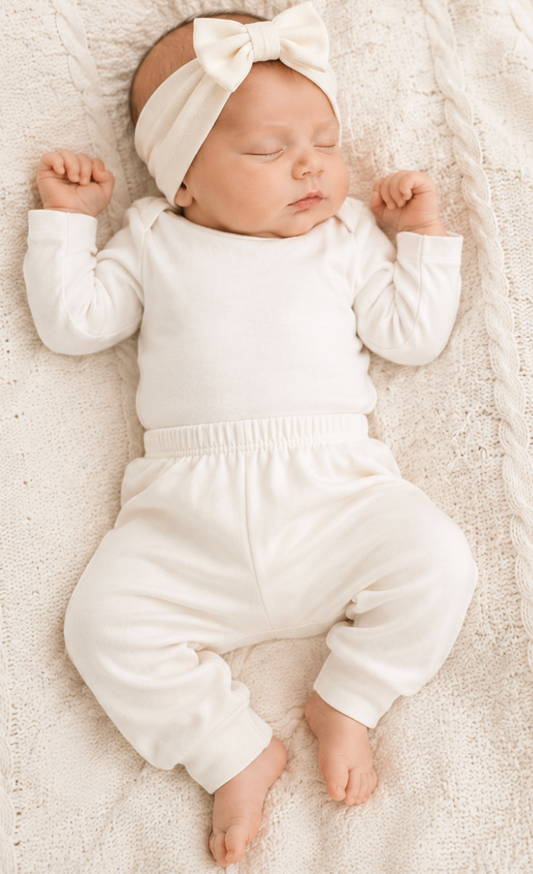 Ivory Classic Pants in Pima Cotton