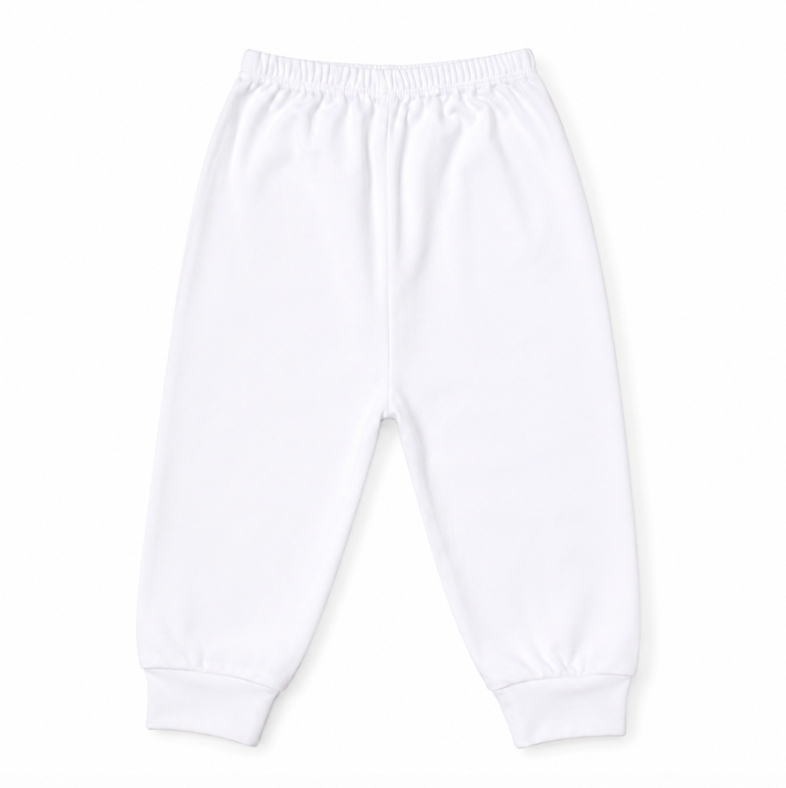 White Classic Pants in Pima Cotton