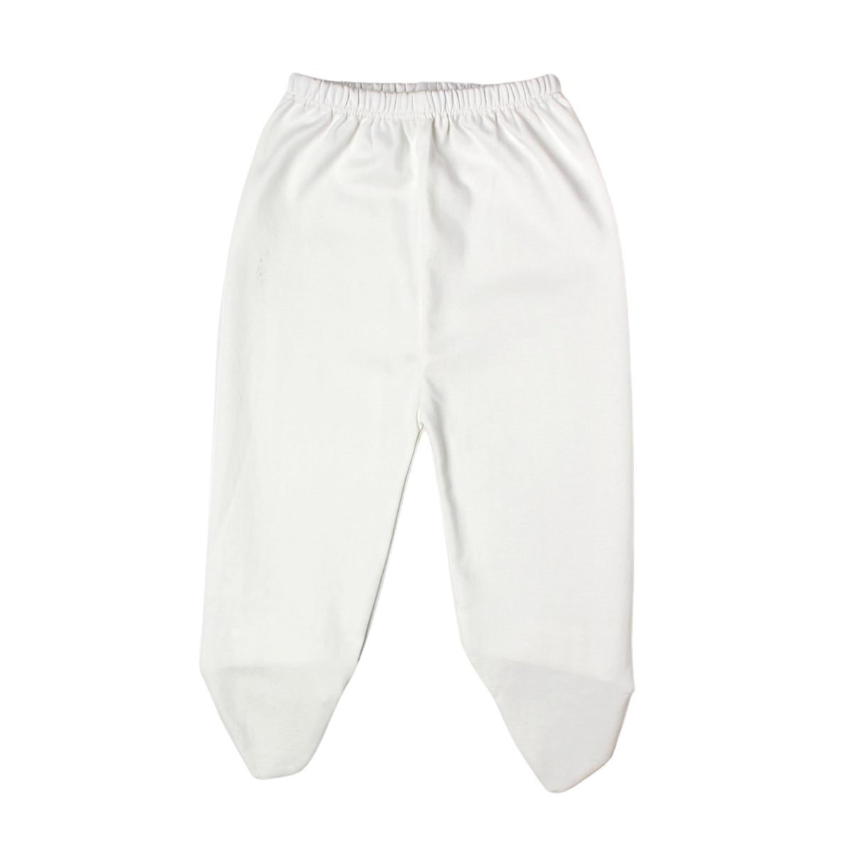 Off White - Baby Footie Pants in Pima Cotton