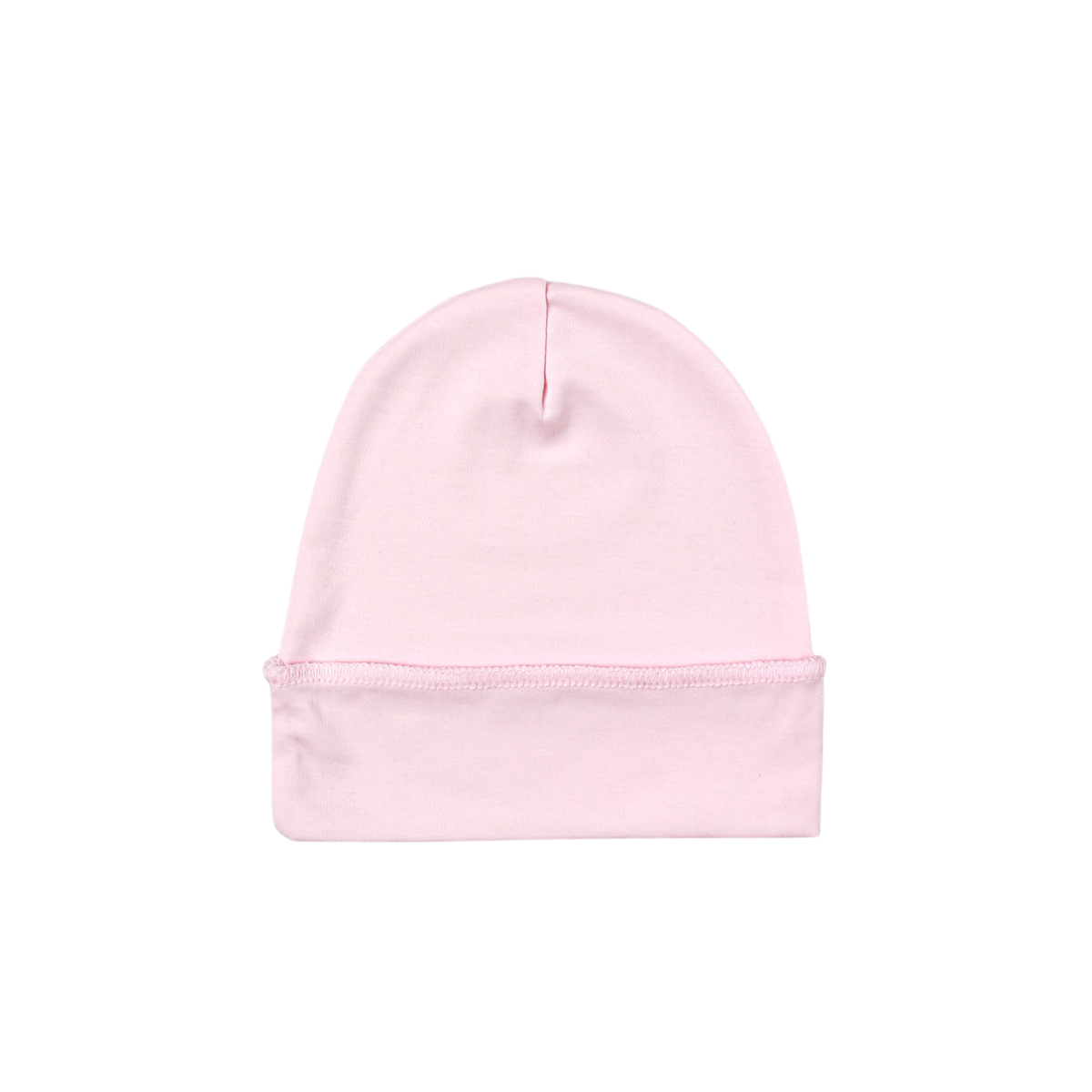 Pink Newborn Hat in Pima Cotton