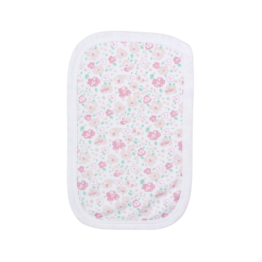 Print Flower Girl - Shoulder Burp Cloths