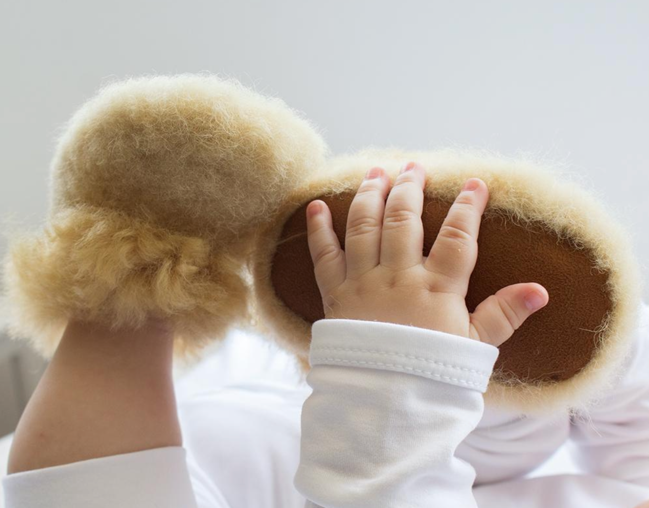 Baby fleece slippers on sale