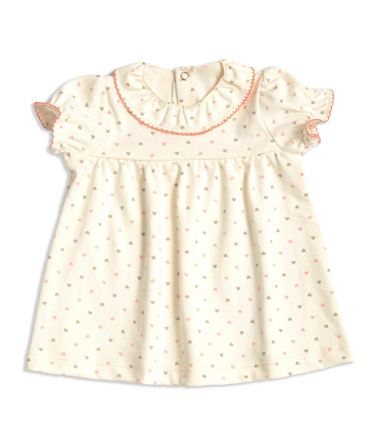 Sweetheart dress with ruffle bottom