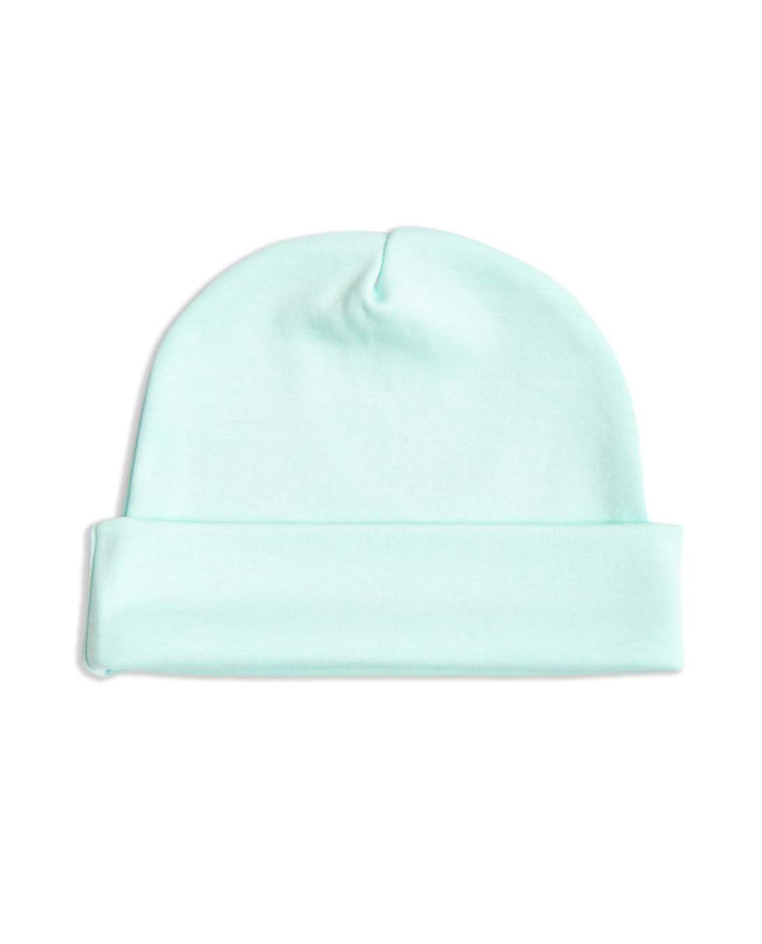 Mint Newborn Hat in Pima Cotton